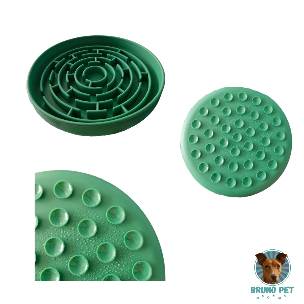 Lickmat cuenco verde- nivel 1