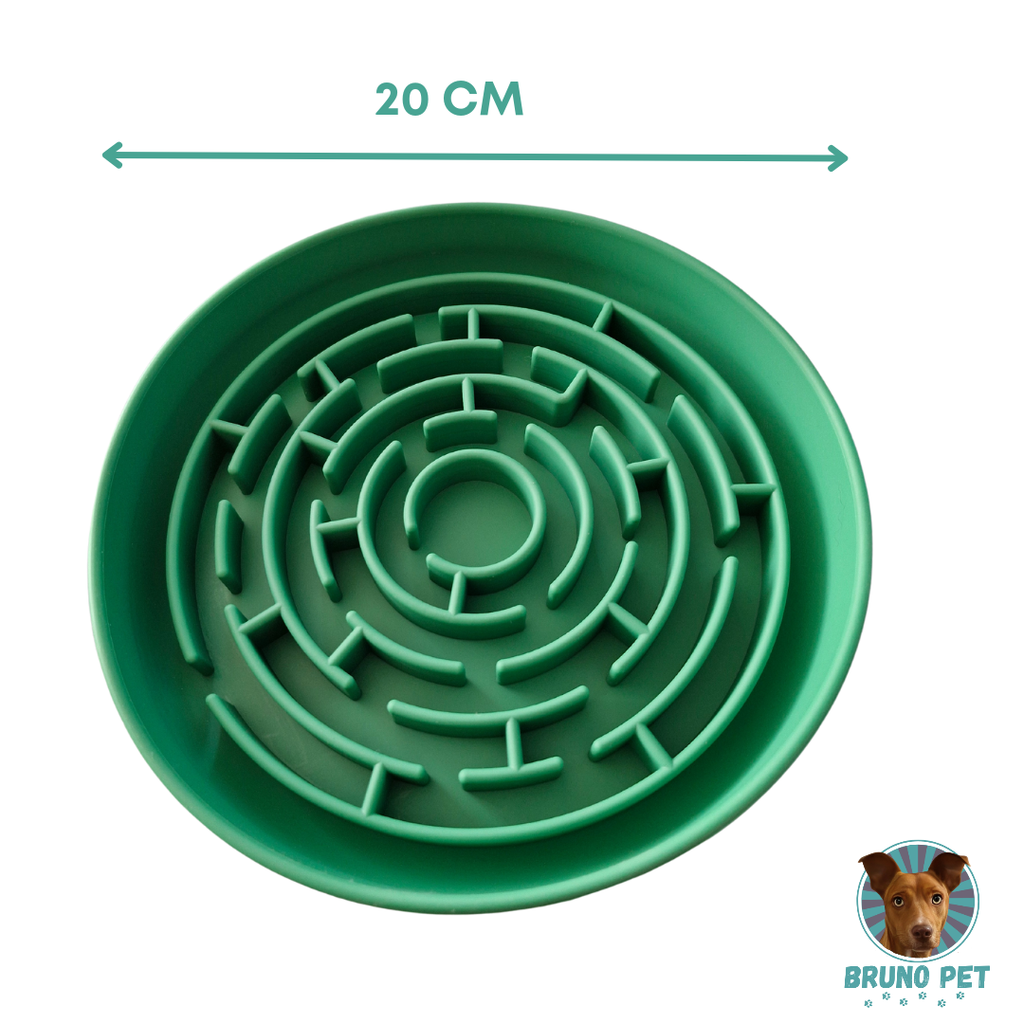 Lickmat cuenco verde- nivel 1