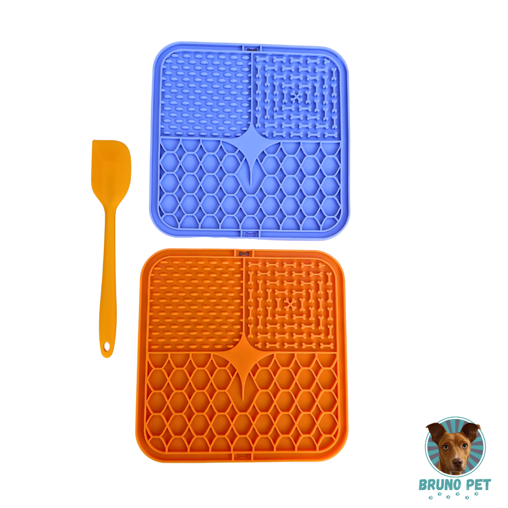 Lickmat 2x1 - nivel 1 morado/naranja
