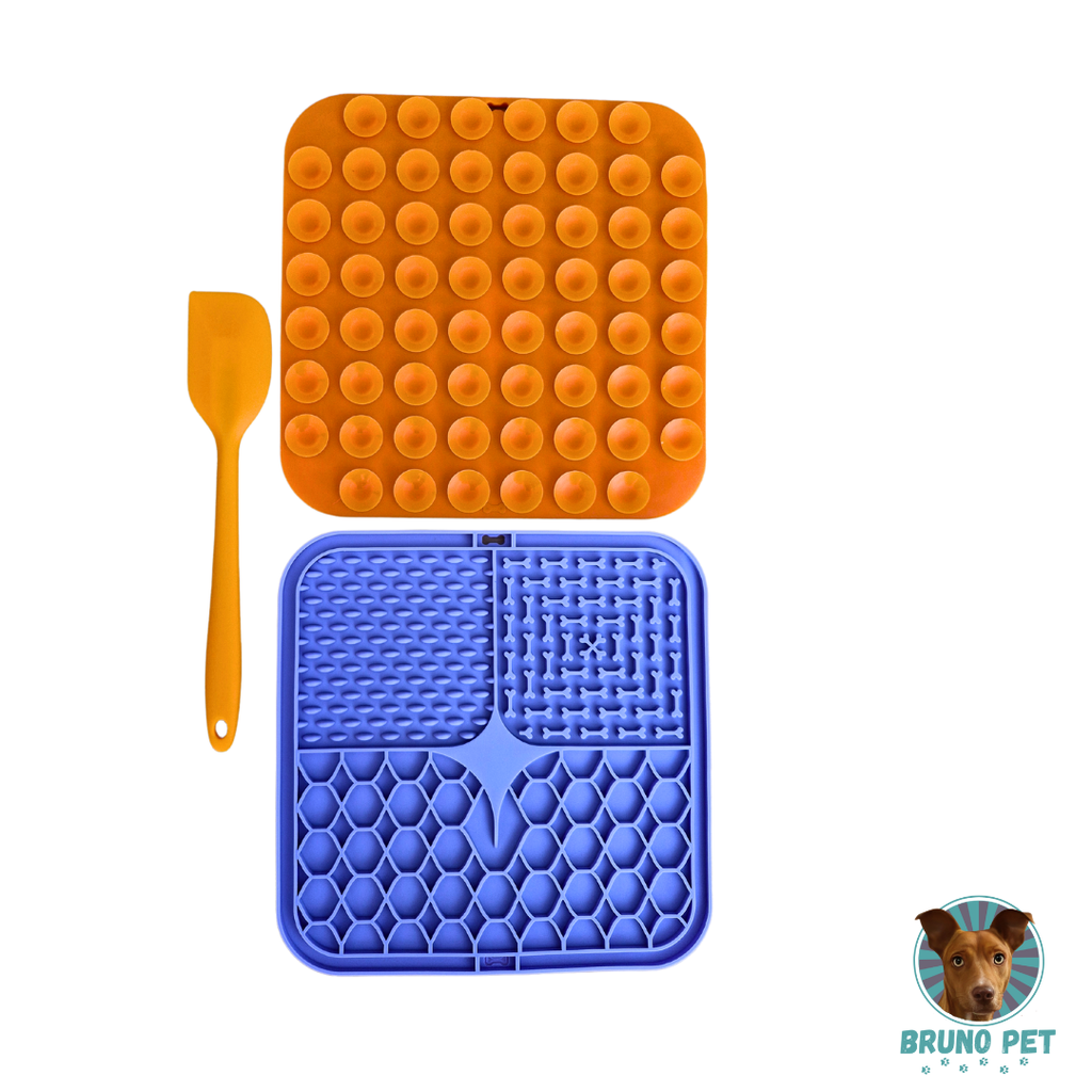 Lickmat 2x1 - nivel 1 morado/naranja