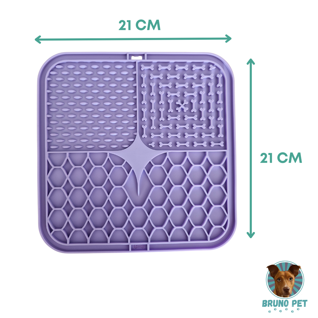 Lickmat 2x1 - nivel 1 morado/naranja